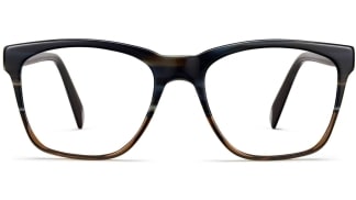 Front View Image of Barkley Eyeglasses Collection, by Warby Parker Brand, in Antique Shale Fade Color