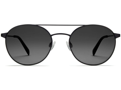 Front View Image of Fisher Sunglasses Collection, by Warby Parker Brand, in Brushed Ink Color