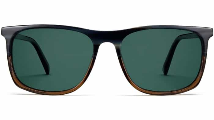 Front View Image of Fletcher Sunglasses Collection, by Warby Parker Brand, in Antique Shale Fade Color