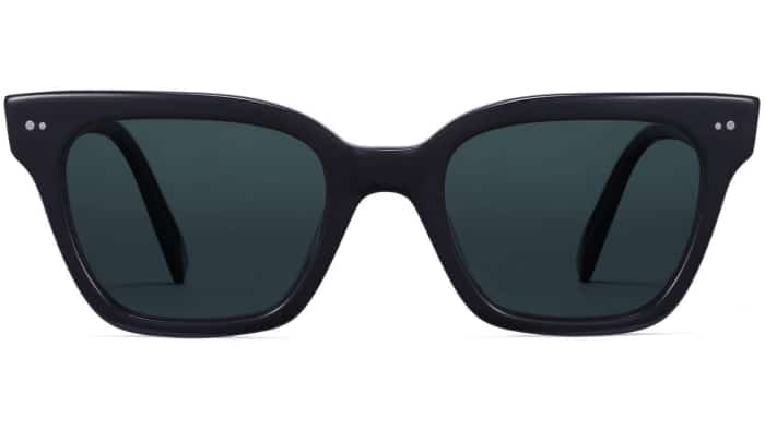 Front View Image of Beale Sunglasses Collection, by Warby Parker Brand, in Jet Black Color