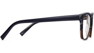 Side View Image of Barkley Eyeglasses Collection, by Warby Parker Brand, in Antique Shale Fade Color