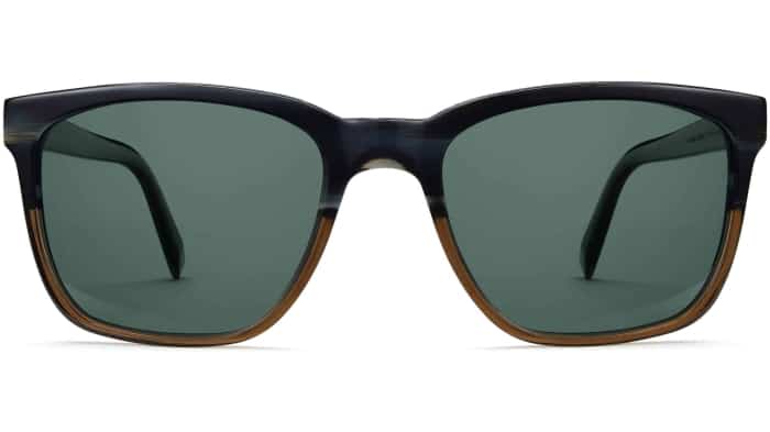 Front View Image of Barkley Sunglasses Collection, by Warby Parker Brand, in Antique Shale Fade Color