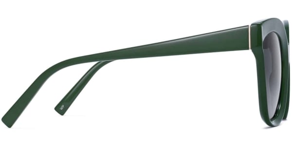 Side View Image of Ada Sunglasses Collection, by Warby Parker Brand, in Forest Green Color