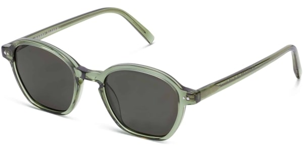 Angle View Image of Britten Sunglasses Collection, by Warby Parker Brand, in Rosemary Crystal Color