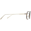 Side View Image of Corwin Eyeglasses Collection, by Warby Parker Brand, in Polished Gold with Whiskey Tortoise Matte Color