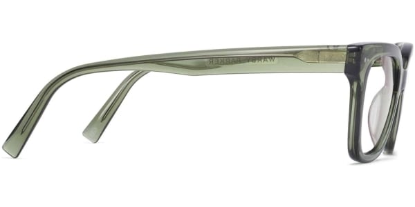 Side View Image of Beale Eyeglasses Collection, by Warby Parker Brand, in Rosemary Crystal Color