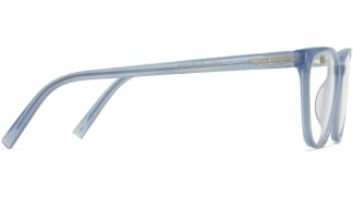 Side View Image of Esme Eyeglasses Collection, by Warby Parker Brand, in Blue Thistle Color