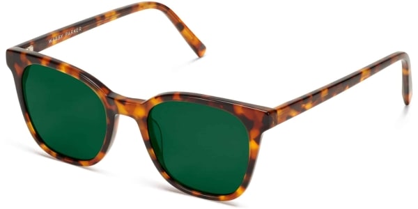 Angle View Image of Griffin Sunglasses Collection, by Warby Parker Brand, in Acorn Tortoise Color