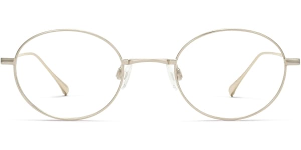 Front View Image of Hammett Eyeglasses Collection, by Warby Parker Brand, in Polished Gold Color