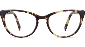 Front View Image of Shea Eyeglasses Collection, by Warby Parker Brand, in Burnt Lemon Tortoise Color
