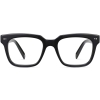 Front View Image of Winston Eyeglasses Collection, by Warby Parker Brand, in Jet Black Color