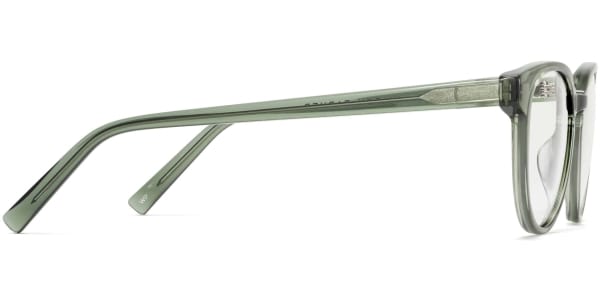 Side View Image of Wright Eyeglasses Collection, by Warby Parker Brand, in Rosemary Crystal Color