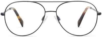 Front View Image of York Eyeglasses Collection, by Warby Parker Brand, in Brushed Navy Color