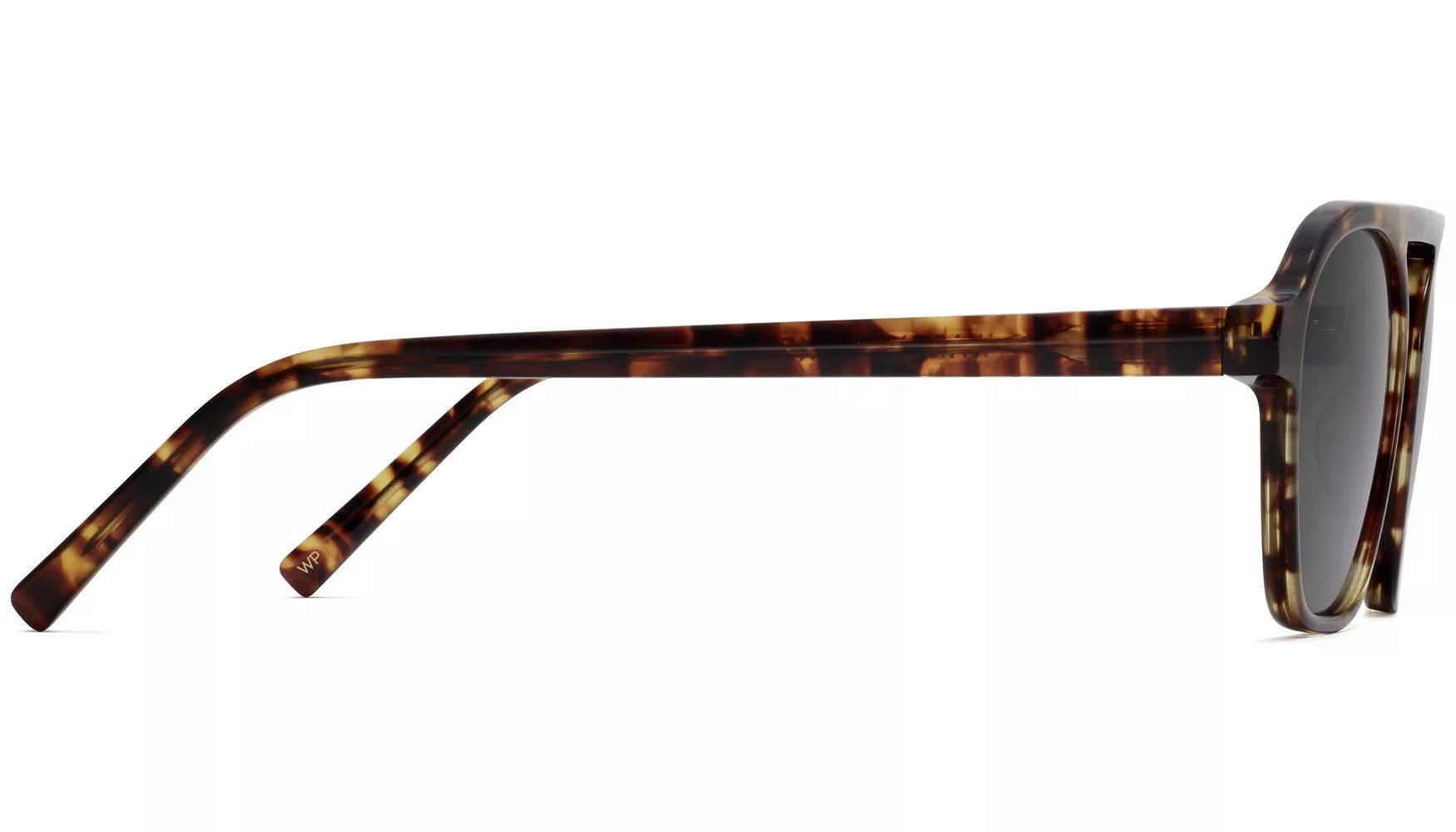 Side View Image of Dorian Sunglasses Collection, by Warby Parker Brand, in Root Beer Color