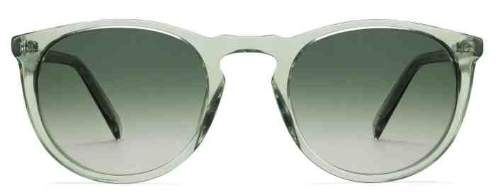 Front View Image of Haskell Sunglasses Collection, by Warby Parker Brand, in Aloe Crystal Color