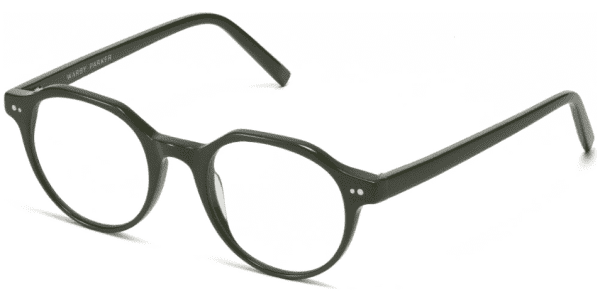 Angle View Image of Begley Eyeglasses Collection, by Warby Parker Brand, in Magnolia Green Color