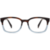 Front View Image of Berman Eyeglasses Collection, by Warby Parker Brand, in Eastern Bluebird Fade Color