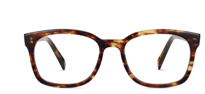 Front View Image of Berman Eyeglasses Collection, by Warby Parker Brand, in Root Beer Color