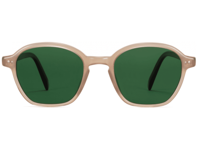 Front View Image of Britten Sunglasses Collection, by Warby Parker Brand, in Dune Crystal with Cacao Crystal Color