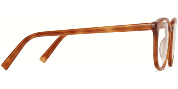 Side View Image of Carlton Eyeglasses Collection, by Warby Parker Brand, in Sequoia Tortoise Color
