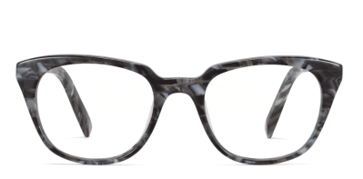 Front View Image of Chelsea Eyeglasses Collection, by Warby Parker Brand, in Striped Marble Color