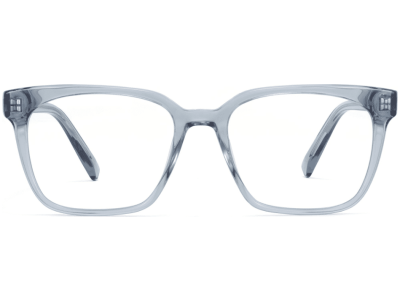 Front View Image of Hughes Eyeglasses Collection, by Warby Parker Brand, in Pacific Crystal Color