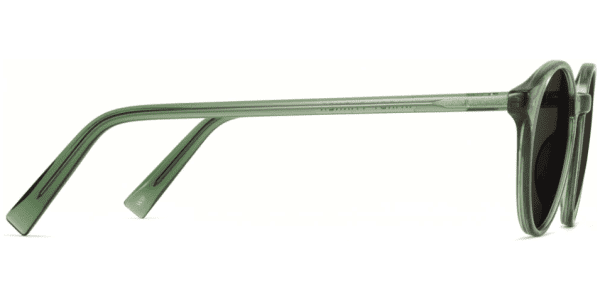 Side View Image of Morgan Sunglasses Collection, by Warby Parker Brand, in Rosemary Crystal Color