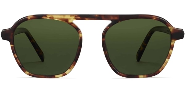 Front View Image of Dorian Sunglasses Collection, by Warby Parker Brand, in Root Beer Color