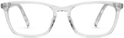 Front View Image of Welty Eyeglasses Collection, by Warby Parker Brand, in Crystal Color