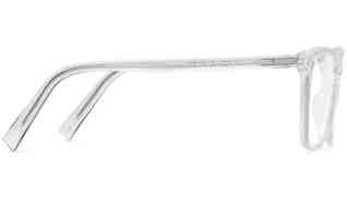 Side View Image of Welty Eyeglasses Collection, by Warby Parker Brand, in Crystal Color