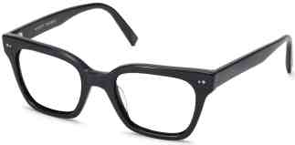 Angle View Image of Beale Eyeglasses Collection, by Warby Parker Brand, in Jet Black Color