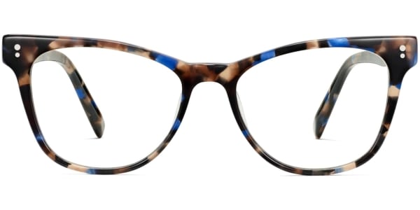 Front View Image of Priya Eyeglasses Collection, by Warby Parker Brand, in Tanzanite Tortoise Color