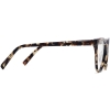 Side View Image of Corretta Eyeglasses Collection, by Warby Parker Brand, in Ecru Tortoise Color