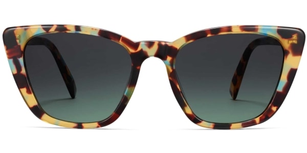 Front View Image of Janelle Sunglasses Collection, by Warby Parker Brand, Seashore Tortoise Color