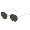 Angle View Image of Colvin Sunglasses Collection, by Warby Parker Brand, in Polished Gold with Savanna Tortoise Color Angle View Image of Colvin Sunglasses Collection, by Warby Parker Brand, in Polished Gold with Savanna Tortoise Color