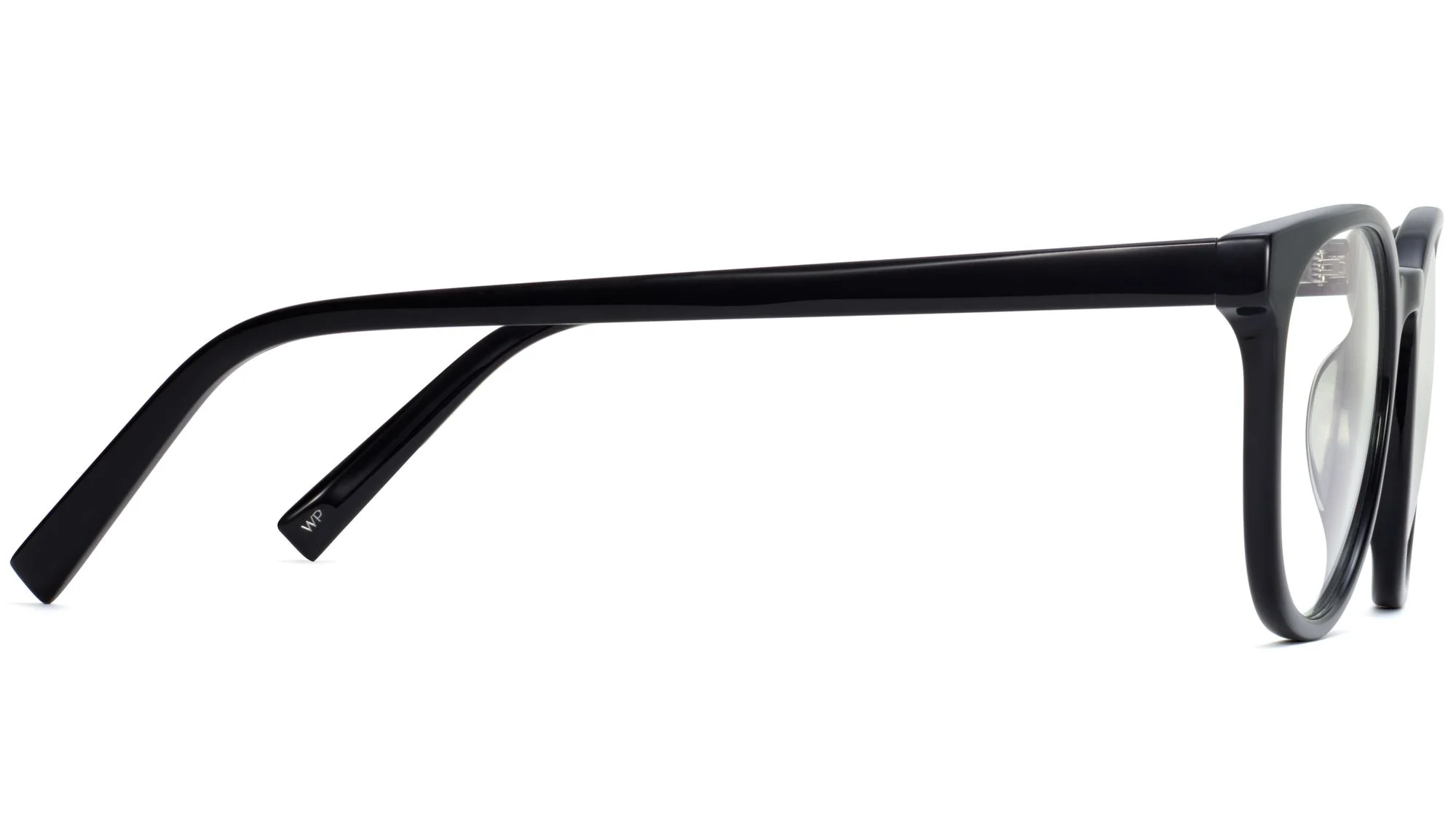 Side View Image of Gillian Eyeglasses Collection, by Warby Parker Brand, in Jet Black Color