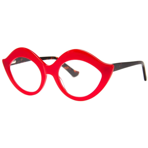 The Nile Reading Glasses Angle View Red