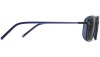Side View Image of Dante Sunglasses Collection, by Warby Parker Brand, in Inlet Crystal with Brushed Ink Color