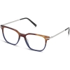 Angle View Image of Rawlins Eyeglasses Collection, by Warby Parker Brand, in Midnight Tortoise Fade with Polished Silver Color